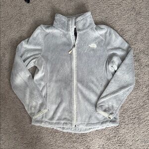 Women’s The North Face Light Gray Fleece Jacket